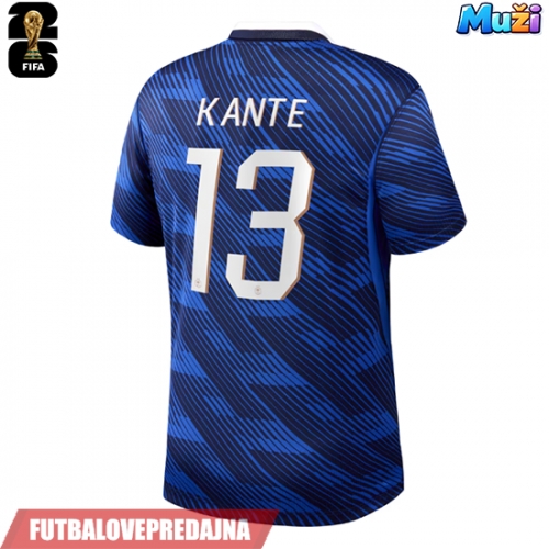 Lacne Muži Futbalové dres Francúzsko Kante #13 MS 2026 Krátky Rukáv - Domáci